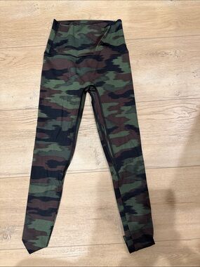 K-DEER Camouflage High-Waist Leggings - Green, Brown, Black